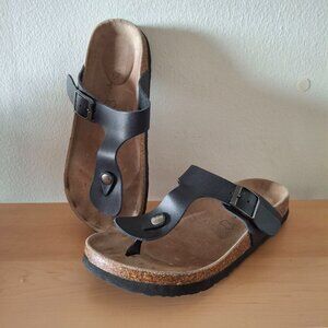 Crown Vintage Sandals - Size 6 - Black